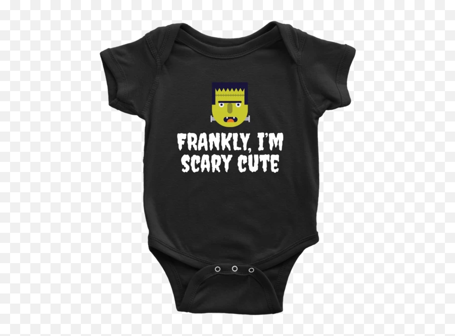 Halloween Baby Bodysuit - Creepy Baby Onepiece Spooky Infant Bodysuit Emoji,Creepy Emoticon