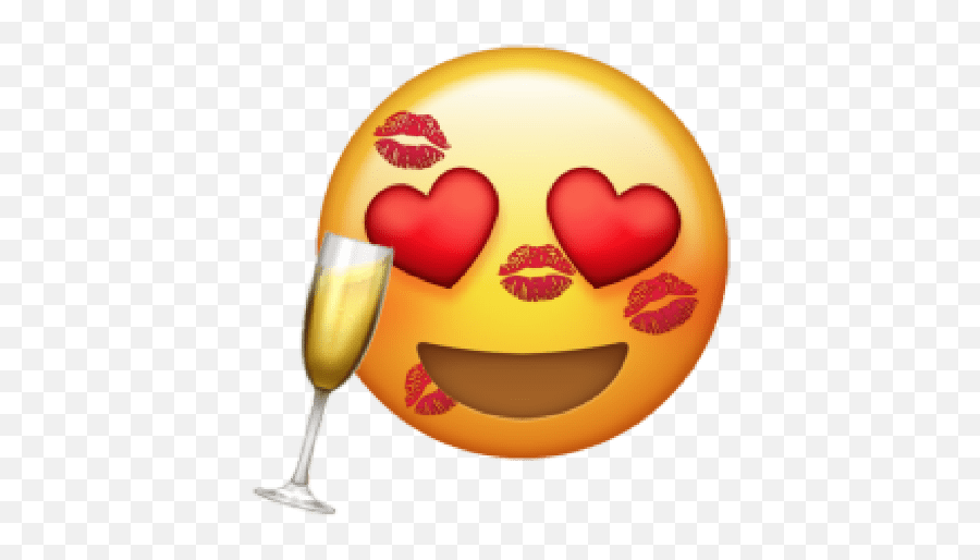 Emoji Mashup - Wine Glass,Emoji Llorando
