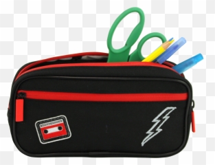 Download Hd Johnny Black Pencil Pouch - Pencil Case Png Emoji,Emoji Pencil Case