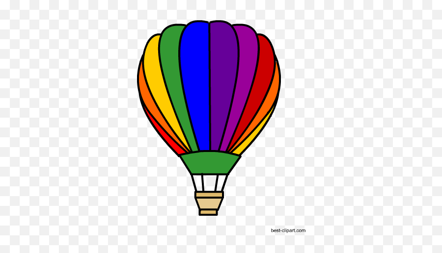 Free Hot Air Balloon Clip Art - Hot Air Balloon Emoji,Hot Air Balloon Emoji