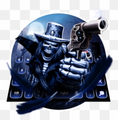 3D Skull Gun Parallax Keyboard Theme u2013 Aplikácie v službe - Fictional Character Emoji
