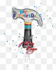 Happy Fathers Day Hammer - Balloon Emoji