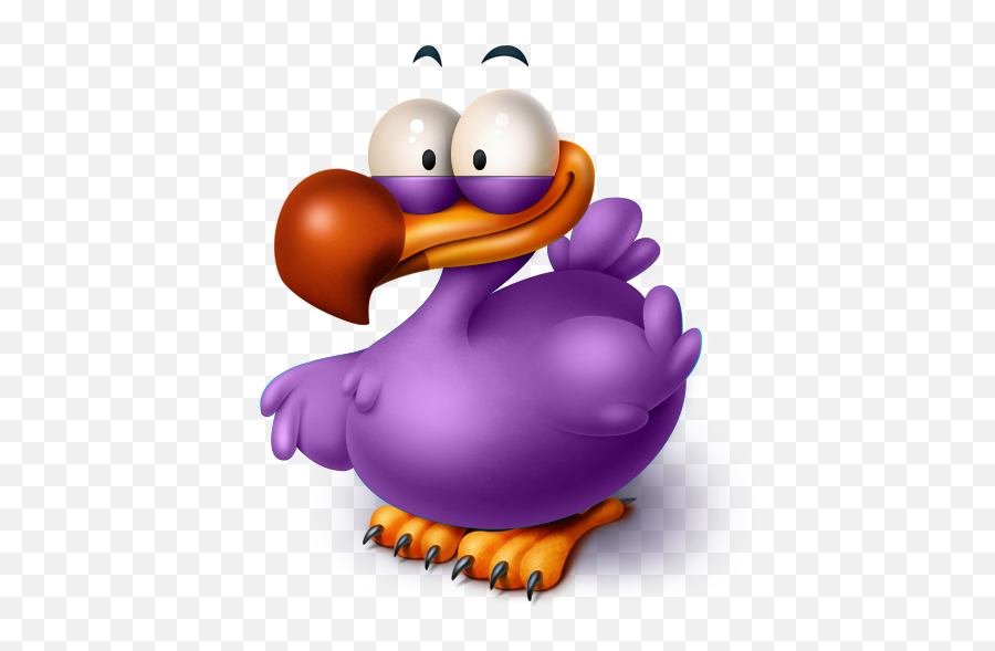 The Extinct Flightless Pidgin Bird Icon Dodo Bird Cartoon Funny Emoji 