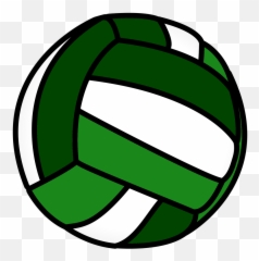 Volleyball Png Transparent Free - Green Clipart Emoji