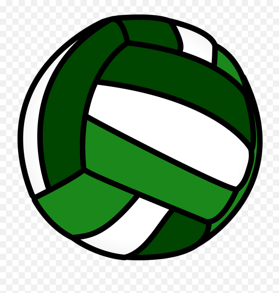 Volleyball Png Transparent Free - Green Volleyball Clipart Emoji,Volleyball Emojis