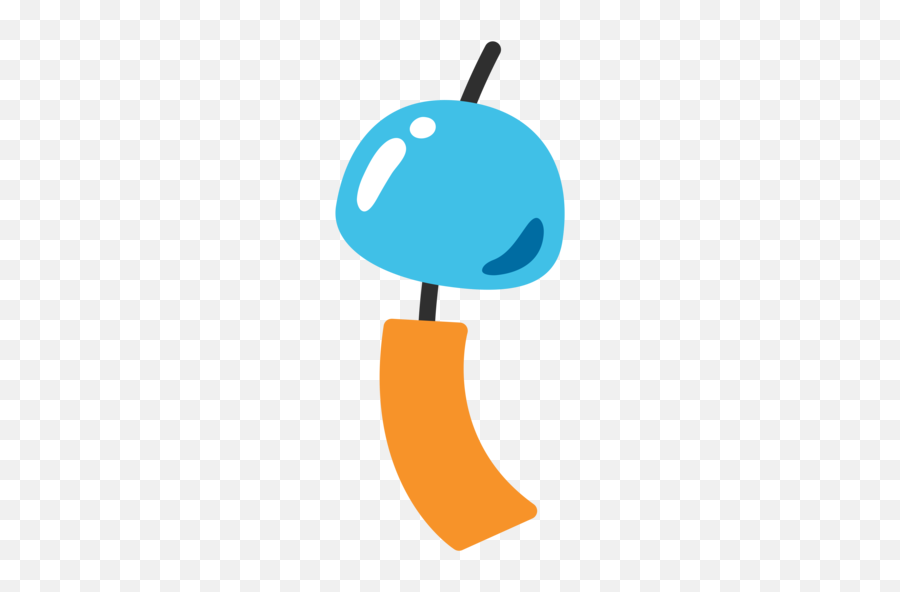 Wind Chime Emoji - Wind Chime Emoji,Streamer Emoji