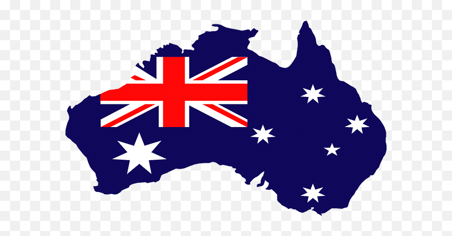 141153 Transparent Free Clipart - Australian Flag In The Shape Of Australia Emoji,Aussie Flag Emoji
