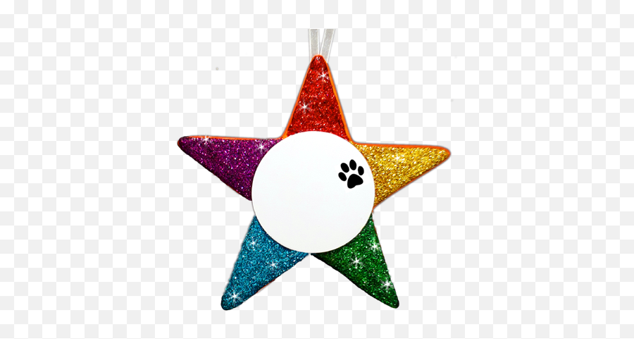 Truly For You Rainbow Bridge Star - Christmas Ornament Emoji,Emoji Holiday Answers