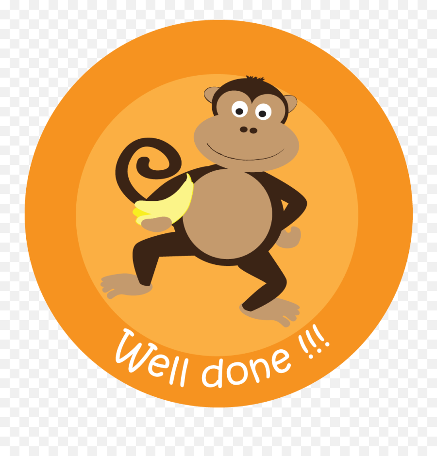 School Animal Stickers - Well Done Stickers Zoo Emoji,Monkey Arrow Man Emoji