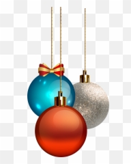 Christmas Balls Transparent Png Clip - Background Emoji