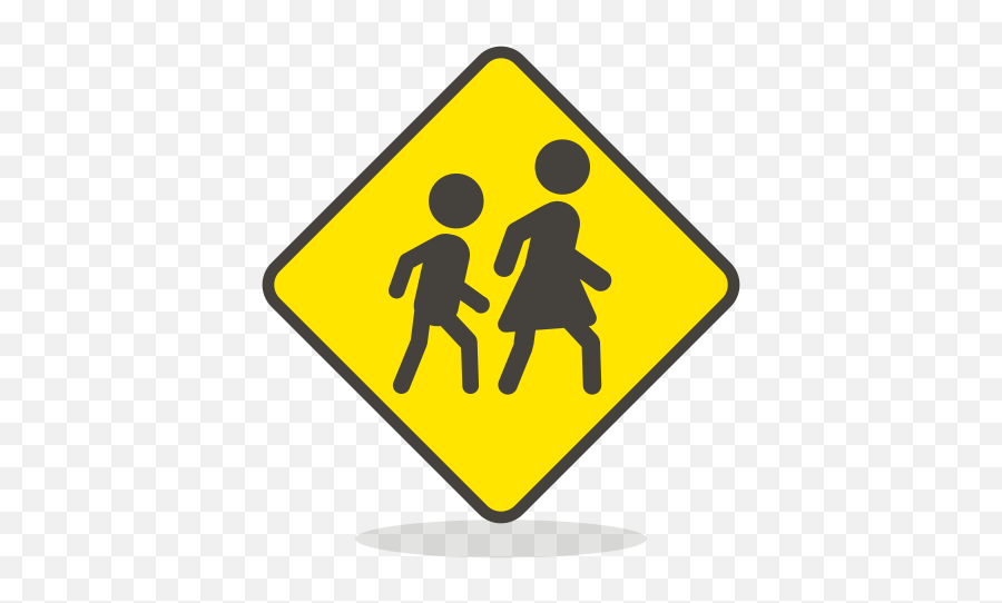 Children Crossing Free Icon Of 780 Free Vector Emoji - Safety Measures For Covid 19,Hazard Emoji