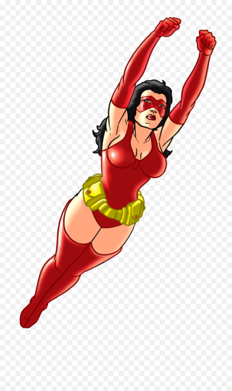 Superwoman Superhero Freetoedit - Cartoon Emoji,Superwoman Emoji