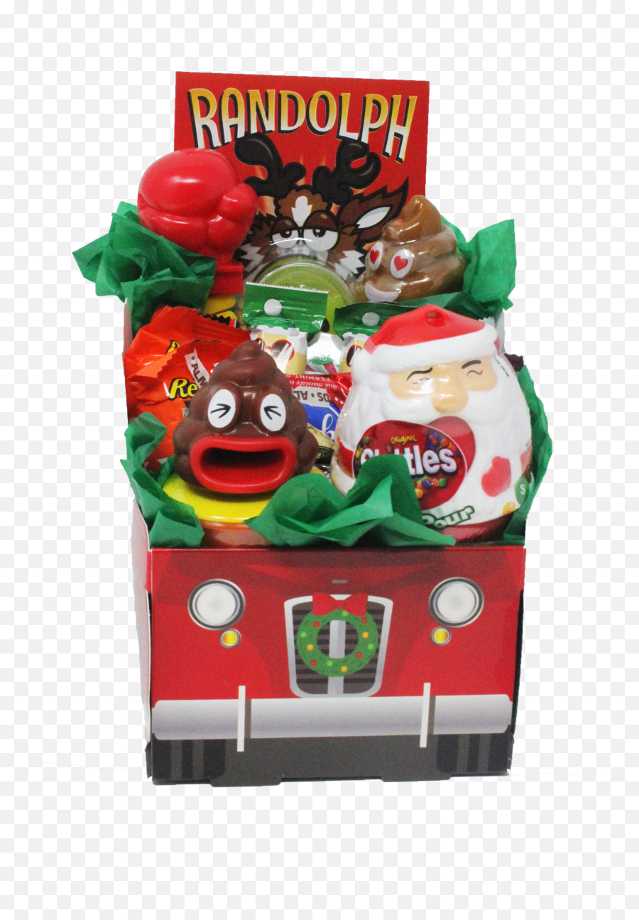 Have A Crusty Christmas Funny Gag Gift With Reindeer Snot Slime Santa Skittles Poop Emoji Candies And - Baby Toys,Emoji Gift Ideas