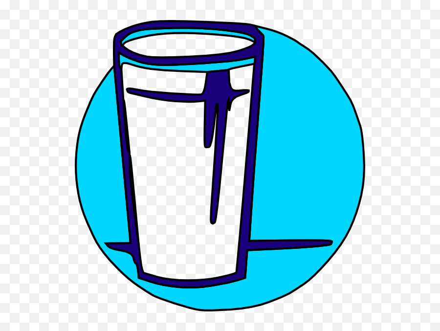 Clipart Milk Drinking Glass Clipart - Cup Clip Art Emoji,Glass Of Milk Emoji