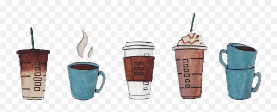 Coffee Drink Drinking Freetoedit - Iced Coffee Starbucks Cup Emoji,Coffee Drinking Emoji