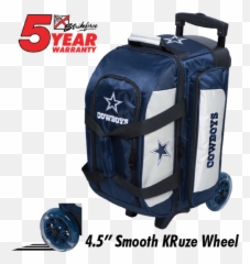 Kr Strikeforce Nfl Dallas Cowboys 2 Ball Roller Bowling Bag - New England Patriots Bowling Bag Emoji,Emoji Rolling Backpack