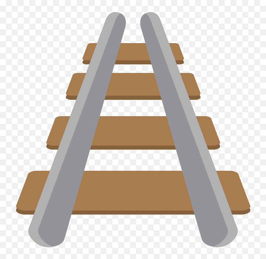 Railway Track Emoji Clipart - Horizontal,Ladder Emoji