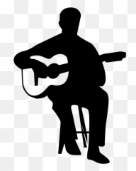 Guitar Clipart Flamenco - Playing Vector Png Emoji