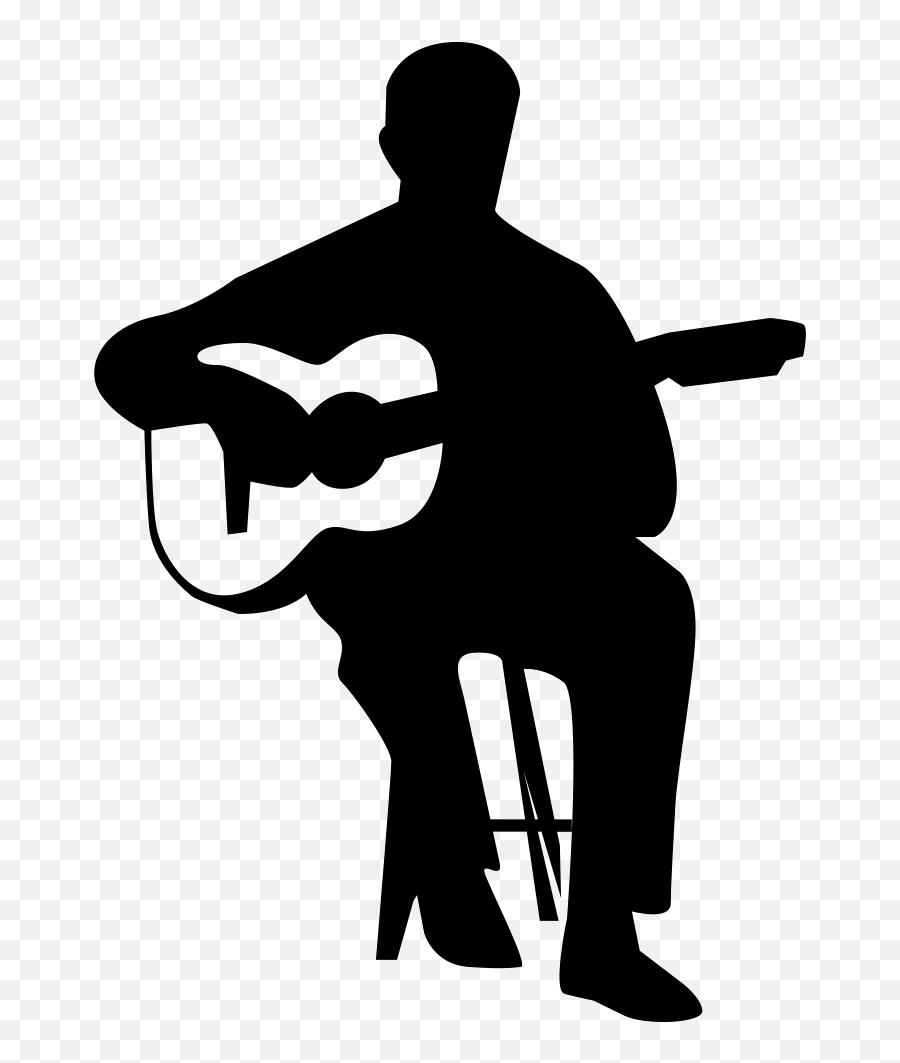 Guitar Clipart Flamenco Guitar - Playing Guitar Vector Png Playing Guitar Vector Png Emoji,Flamenco Emoji