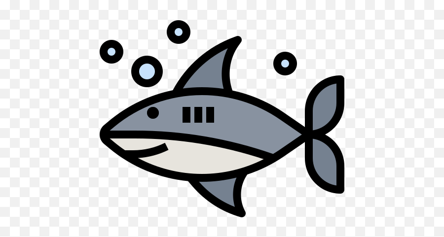 Shark Free Vector Icons Designed By Surang In 2020 Icon - Fish Emoji,Shark Fin Emoji