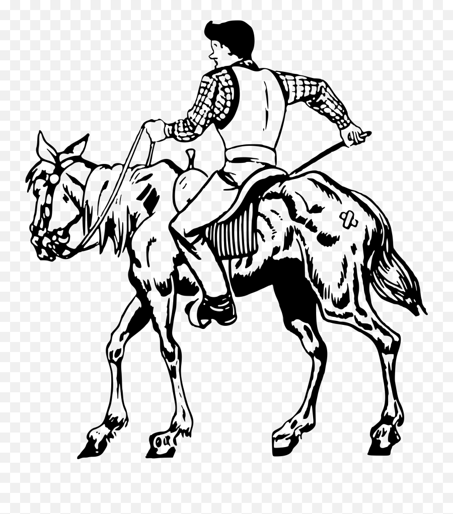Horse Clipart Man Horse Man - Man On Horce Clipart Emoji,Man And Horse Emoji