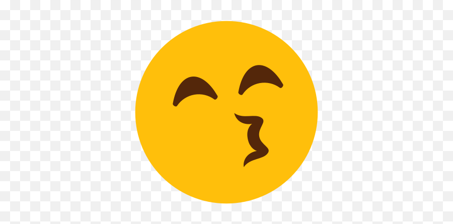 Emoji Emoticon Emotion Kiss Icon - Circle,Kiss Text Emoticon