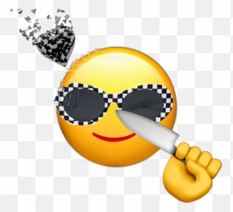 Freetoedit Emoji Sticker Yeeyee Tiktok - Tik Tok Sticker Emojis,Knife Emoticon