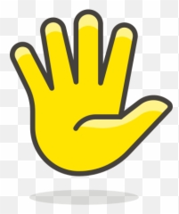 Hand With Fingers Splayed Free Icon - Png Clipart Emoji