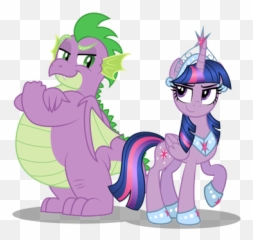 Smug Spike And Twilight - Aleximusprime Deviantart Spike And Twilight Emoji,Skydiving Emoji