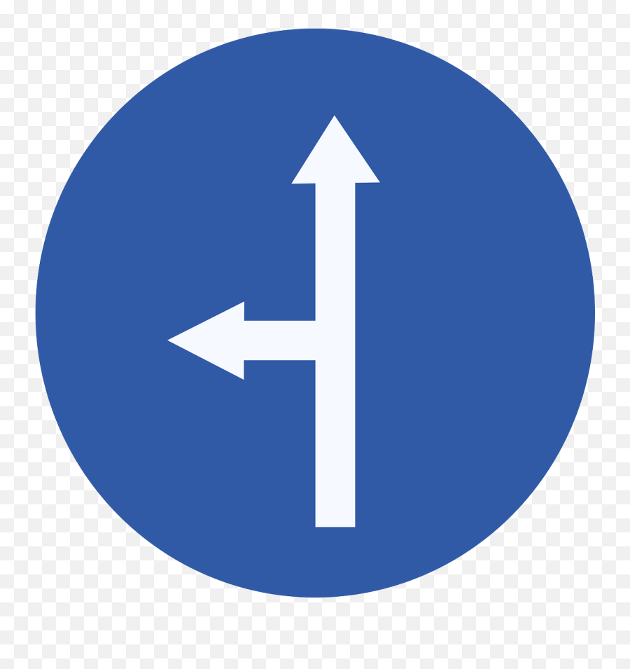 Straight Left Sign Road Sign Roadsign - Traffic Sign Emoji,Bowling Emoticon