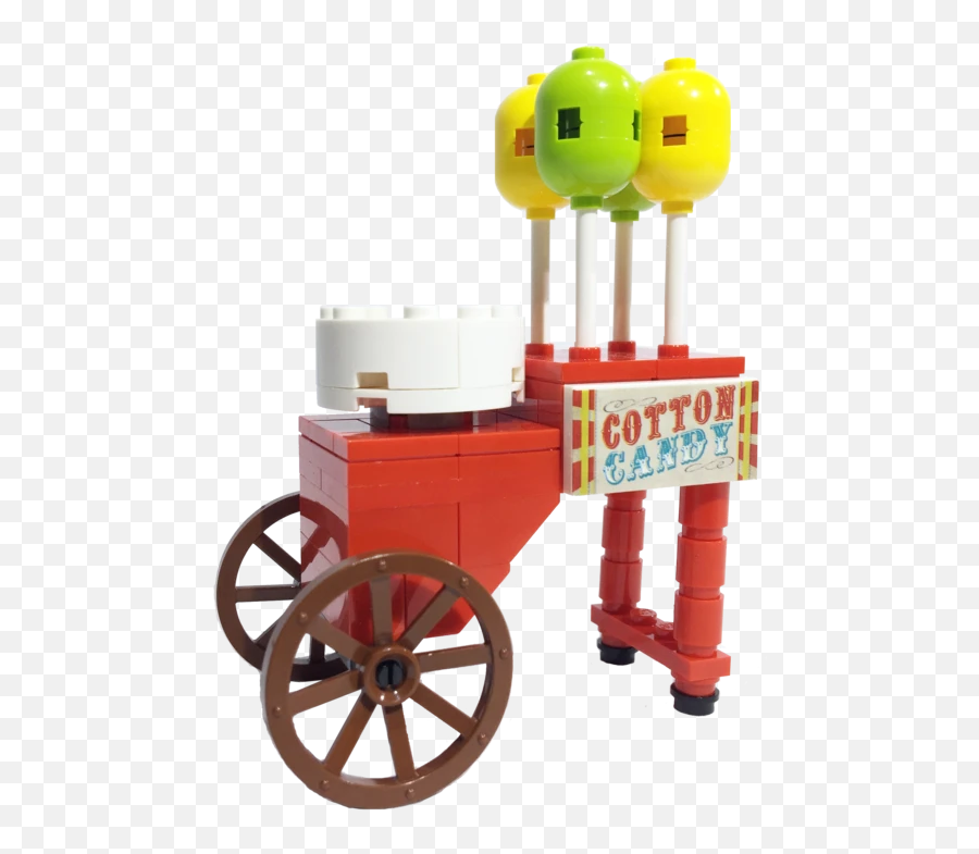Exclusive Brick Loot Build Cotton Candy Cart - Lego Cotton Candy Machine Emoji,Cotton Candy Emoji