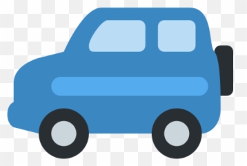 From A - Blue Car Emoji