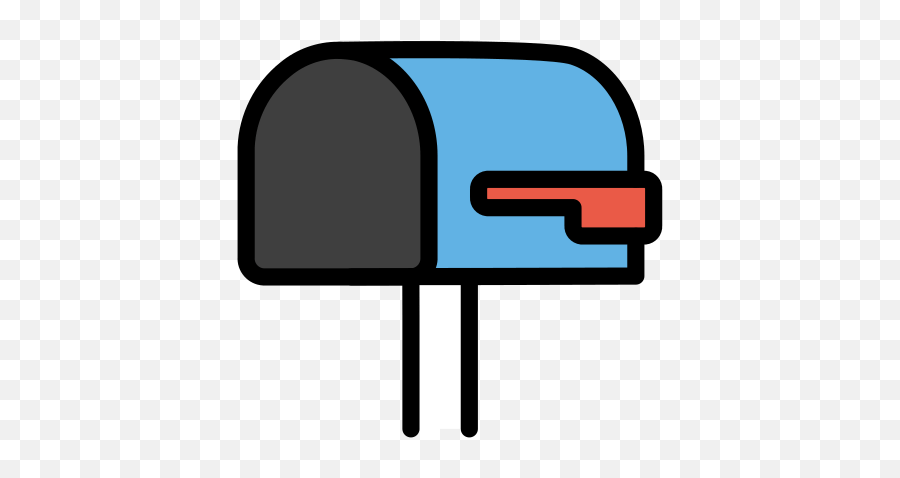 Open Mailbox With Lowered Flag - Clip Art Emoji,Mailbox Emoji