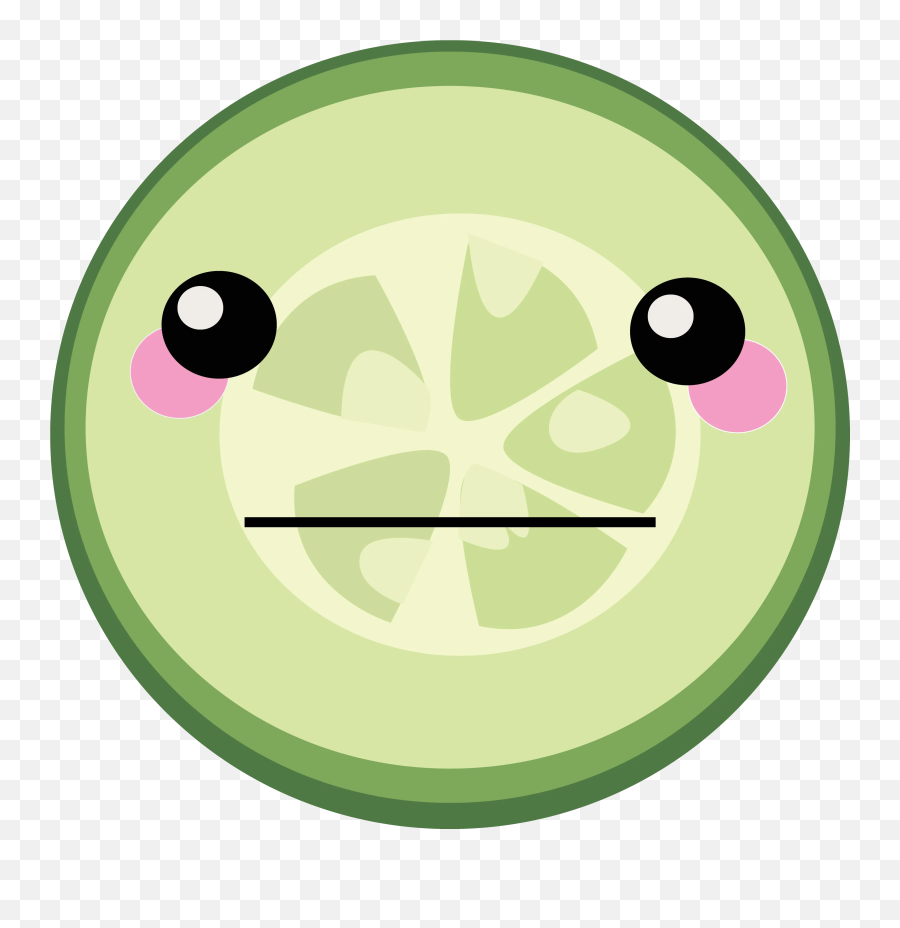 Cucumber1 - Circle Emoji,Kappa Emoticon
