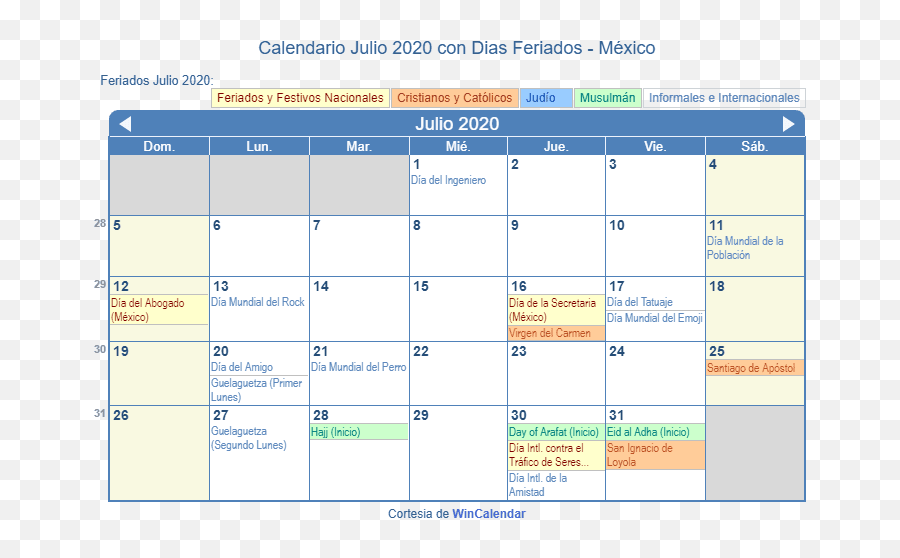 Calendario Julio 2020 Con Dias Feriados - Calendar Luna August 2020 Emoji,Bandera Dominicana Emoji