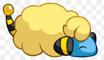 Download HD Fableph - Sleepy Pokemon Transparent PNG Image Mareep Emoji