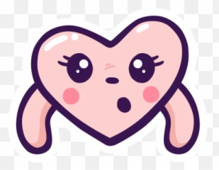 Adorable Heart Stickers by NIKITA SHANIN - Clip Art Emoji