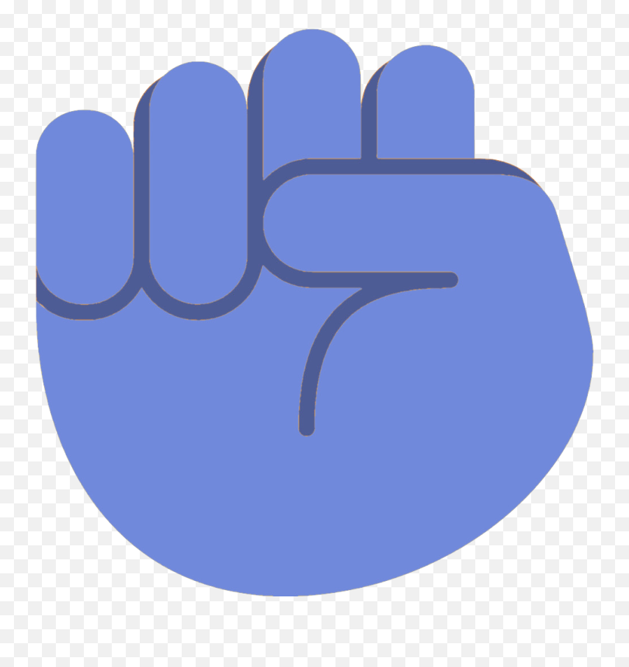 Blurplefist - Discord Emoji Emoji Punho Cerrado,Fist Emoji Png