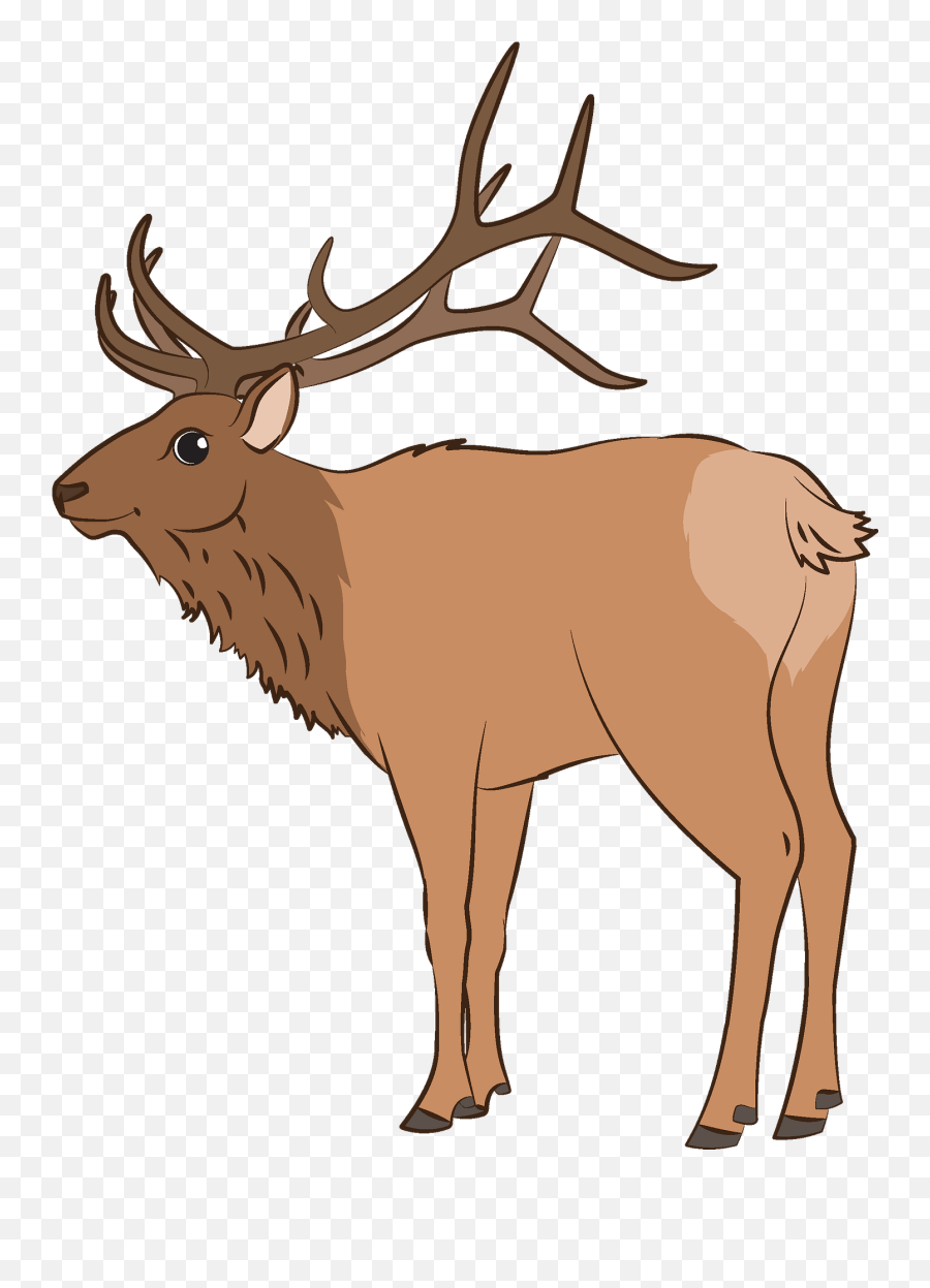 Elk Clipart Free Download Transparent Png Creazilla - Elk Clipart Emoji,Deer Hunting Emoji