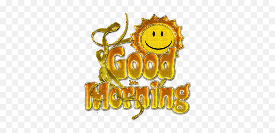 Text Animation Cadre Image Gif Frame Background - Good Morning Smiling Sun Gif Emoji,Glitter Emoticon