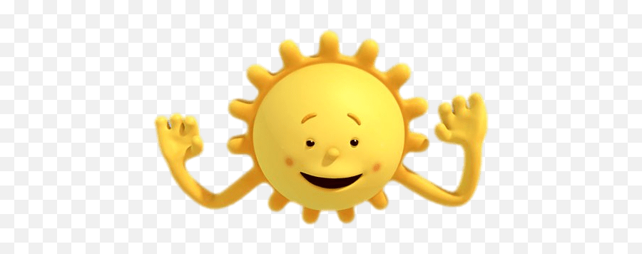Cloudbabies Sun Hands Up Transparent - Cloud Babies Png Emoji,Emoticon With Hands Up