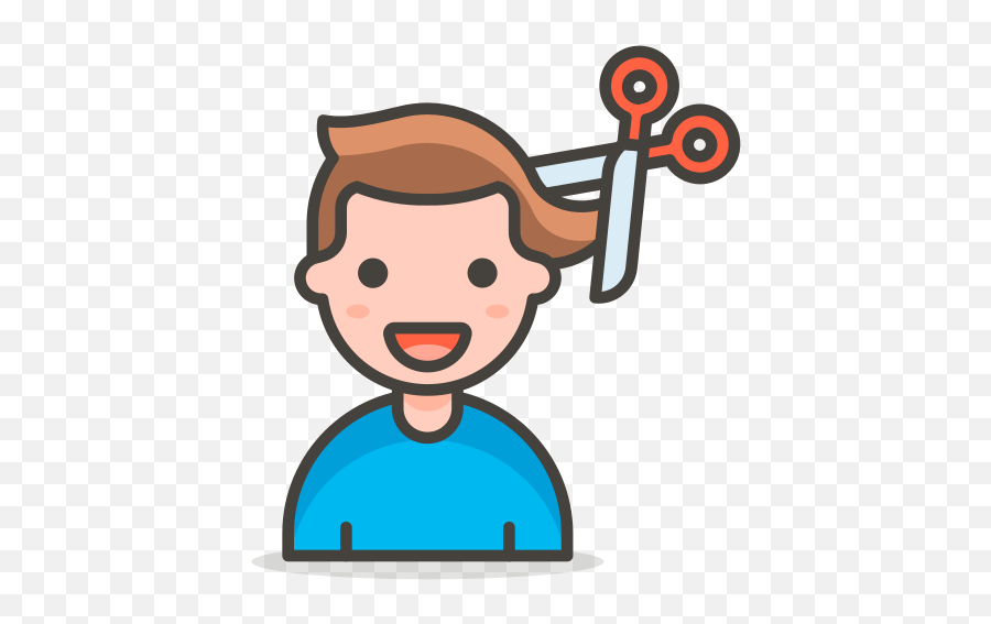 Haircut Emoji Transparent Png Clipart Free Download - Office Worker Icon Png,Airhorn Emoji