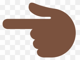 Twemoji2 1f448 - Emoji Mão Apontando Para A Esquerda,Hand Pointing Emoji