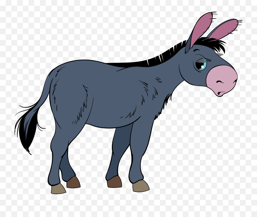 Donkey Clipart Free Download Transparent Png Creazilla - Donkey Creazilla Emoji,Donkey Emoji Download