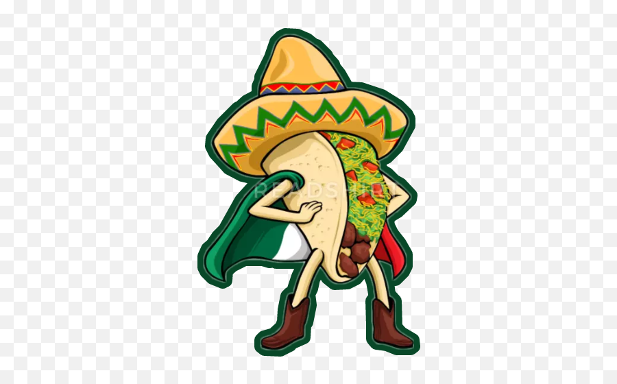 Taco Mexican - Sombrero Taco Emoji,Mexican Emoji App