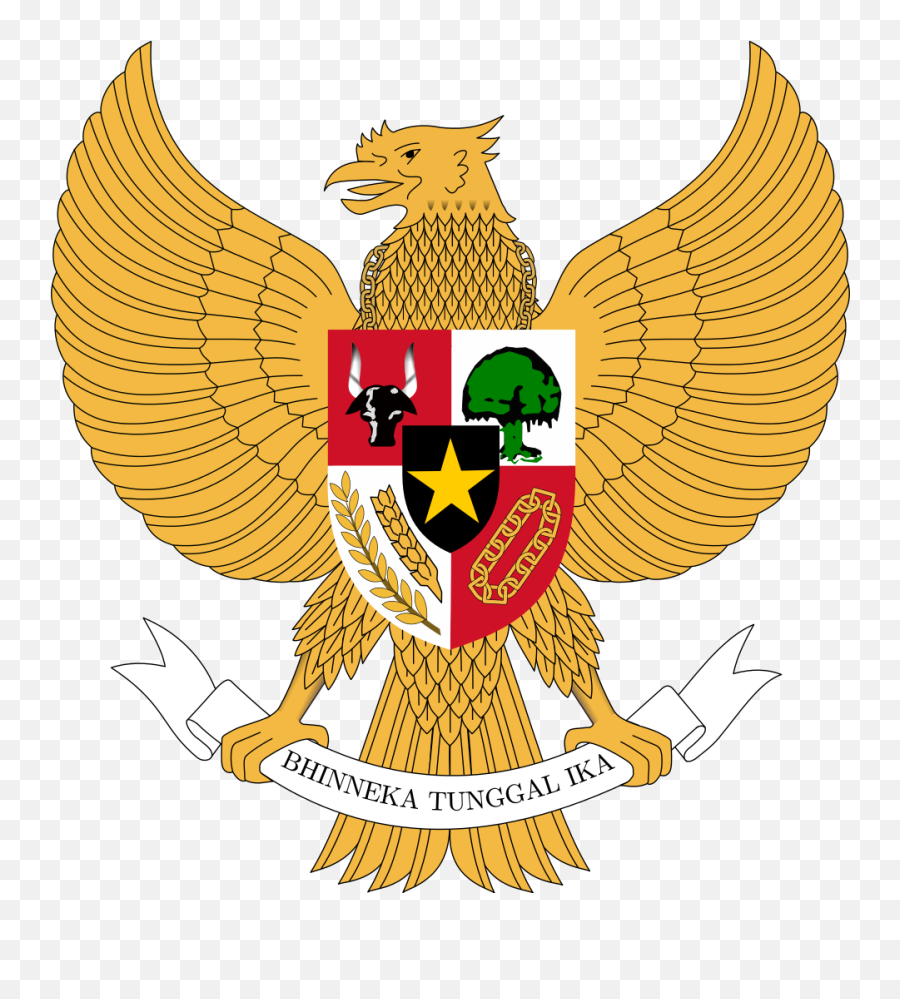 Coat Of Arms Of Indonesia - Indonesia Coat Of Arms Transparent Emoji,Rice Emoji