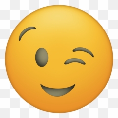 Scientists Say - Winky Face Emoji Png