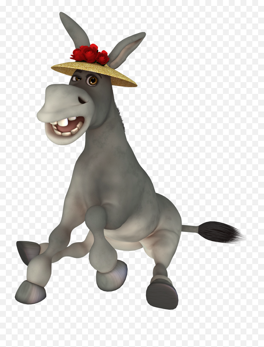Cartoon Donkeys Clipart - Donkey Vector Png Emoji,Donkey Emoji Iphone
