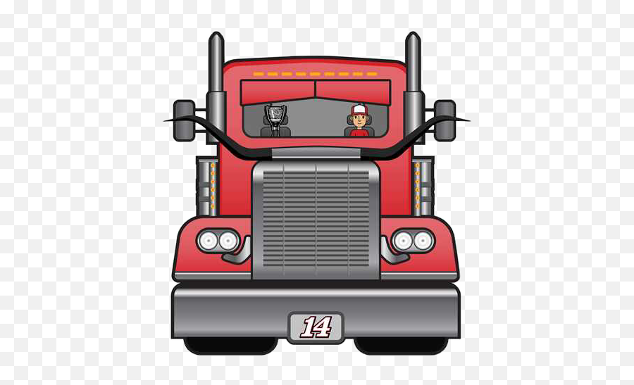 Truck Emoji Car Red America Coche Goclintgo Clintbowyer - Toy Truck Gif Transparent,Car Emoji