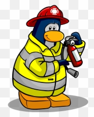 Club Penguin Fireman Png Image - Club Penguin Firefighter Clipart Emoji,Fighter Emoji